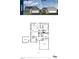 Detailed floor plan showcasing the layout of the main level at 356 N Coral Bells Way Way, Four Oaks, NC 27524