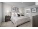 Relaxing main bedroom with neutral colors, soft carpet, and an ensuite bathroom at 356 N Coral Bells Way Way, Four Oaks, NC 27524