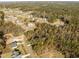 Aerial view of community, showing a mix of houses and wooded areas at 143 Hook Dr # 23, Fuquay Varina, NC 27526