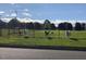 Spacious dog park with fenced area, green grass, and multiple dogs enjoying the outdoor space at 138 New Twin Branch Ct, Smithfield, NC 27577