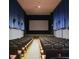 Interior of a movie theater with rows of seating and a large screen at 138 New Twin Branch Ct, Smithfield, NC 27577