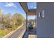 Spacious balcony with scenic views, comfortable seating and modern glass railings for a sleek look at 600 N Roxboro St # 24, Durham, NC 27701