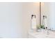Elegant bathroom featuring a modern sink, a stylish mirror, and sleek fixtures at 600 N Roxboro St # 24, Durham, NC 27701