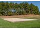Sand volleyball court nestled near trees at 95 Colonial Trail Ct, Pittsboro, NC 27312