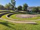 Outdoor common area with a small amphitheater space for community gatherings and events at 492 Traditions Grande Blvd # 26, Wake Forest, NC 27587