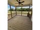 Screened deck with views of the large back yard at 103 Sage Ln # 009, Four Oaks, NC 27524