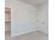 Neutral bedroom with ensuite closet at 6060 Scalybark Rd, Durham, NC 27712