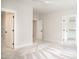 Bright and airy main bedroom features a ceiling fan and ensuite bathroom, offering comfort and privacy at 30 Imperial Oaks Ct, Youngsville, NC 27596
