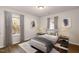 Bedroom with a twin bed and wood floors at 141 Beacon Hill Rd # 13, Lillington, NC 27546