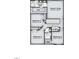 Second floor plan shows bedrooms, bathrooms, and laundry at 141 Beacon Hill Rd # 13, Lillington, NC 27546