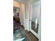Home office with glass French door and wood-look tile floor at 141 Beacon Hill Rd # 13, Lillington, NC 27546