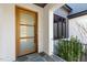 Welcoming entryway featuring a modern front door with glass panels and sidelight at 43 Laurel Knoll Dr, Pittsboro, NC 27312