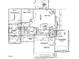 Detailed floor plan showcases the layout of the first floor, including kitchen, Primary suite, and garages at 98 Prency Ln, Middlesex, NC 27557
