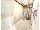 Unfinished basement with exposed ceiling and concrete walls, offering potential for customization at 152 Southern Estates Dr, Sanford, NC 27330