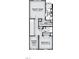 Detailed floorplan of the upper level with the owner's suite, bath 2, and bedroom 2 at 125 Sugar Run Dr # 26, Fuquay Varina, NC 27526