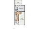 Detailed floorplan showcasing the lower level layout with bedroom 3 and a garage at 125 Sugar Run Dr # 26, Fuquay Varina, NC 27526