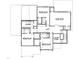 Upstairs floor plan featuring 3 bedrooms, a laundry room, a loft, and a game room for entertainment at 2332 Windy Woods Dr, Raleigh, NC 27607
