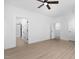 Spacious main bedroom with access to bathroom and hallway at 331 Roxboro St, Haw River, NC 27258