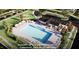 Resort-style pool with cabanas and playground at 1505 Patchings Ln, Knightdale, NC 27545