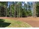 Private backyard setting backing to wooded acreage at 3691 Graham Sherron Rd, Wake Forest, NC 27587