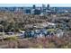 This aerial view showcases residences within the community at 618 Velma Hopkins Ln, Raleigh, NC 27603