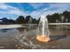 Interactive water fountain with spurting jets of water creating a refreshing play area at 618 Velma Hopkins Ln, Raleigh, NC 27603