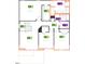 Second floor plan showing bedrooms and bathrooms at 292 Chestnut Oak Ln, Lillington, NC 27546