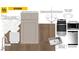 Modern kitchen features sleek cabinetry, updated appliances, and stylish backsplash at 292 Chestnut Oak Ln, Lillington, NC 27546