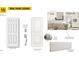 Selection of trim, paint, and door options including entry and interior door hardware samples at 191 Robert Howe Dr, Fuquay Varina, NC 27526