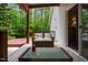 Wooden deck with outdoor seating and hot tub access, perfect for relaxation and entertaining at 2723 New Sharon Church Rd, Hillsborough, NC 27278