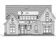 Detailed elevation showcases board and batten siding and a striking metal roof design at 4905 Hidden Pasture Way, Zebulon, NC 27597