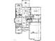 Detailed floor plan featuring open kitchen, Gathering room, Primary bedroom and 3 car garage at 4905 Hidden Pasture Way, Zebulon, NC 27597