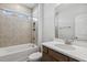 Bathroom with tub, shower, and vanity at 69 Browning Mill Dr, Wendell, NC 27591