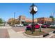 Brier Creek town center with a clock, shops, dining, and parking for a vibrant shopping experience at 11548 Helmond Way # 120, Raleigh, NC 27617