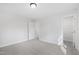 Bedroom featuring neutral walls, carpet flooring, with a view of a large closet at 158 Nakoma Dr, Louisburg, NC 27549