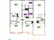 Upstairs floor plan showing primary bedroom, primary bath, loft, and three additional bedrooms at 305 Chestnut Oak Ln, Lillington, NC 27546
