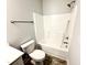 Full bathroom featuring shower and toilet at 114 Southern Estates Dr, Sanford, NC 27330