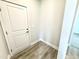 Mud room includes door and LVP flooring at 114 Southern Estates Dr, Sanford, NC 27330