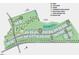 Detailed community map showcasing available homes, green spaces, and walking trails in a desirable neighborhood at 218 Sweetbay Tree Dr, Wendell, NC 27591