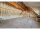 Unfinished bonus room offering versatile space and high ceilings at 9009 Meadow Pointe Ct, Wake Forest, NC 27587