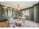Spacious home office with built-in shelving and a large window at 9009 Meadow Pointe Ct, Wake Forest, NC 27587