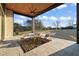 Spacious covered patio perfect for outdoor entertaining and relaxation at 9009 Meadow Pointe Ct, Wake Forest, NC 27587