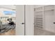 Spacious walk-in closet with ample shelving at 9009 Meadow Pointe Ct, Wake Forest, NC 27587