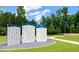 Outdoor climbing walls in a community green space, perfect for recreation and fitness at 1721 Grassy Falls Ln, Wendell, NC 27591