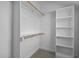 Well-organized closet with shelving and hanging rods, providing ample storage space for clothing and accessories at 110 Summerlin Dr, Clayton, NC 27527