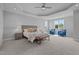 Spacious main bedroom with sitting area and tray ceiling at 110 Summerlin Dr, Clayton, NC 27527