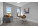 Office space with built-in desk and chair at 110 Summerlin Dr, Clayton, NC 27527