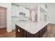 Open living room with high ceilings and a view of the upper level at 73 Artic Cir, Garner, NC 27529