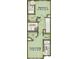 Floorplan shows 2nd floor with the layout of the bedrooms and baths at 1156 Cottonsprings Dr, Wendell, NC 27591
