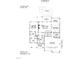 First floor blueprint with clearly labeled rooms including the Primary bedroom, kitchen, and great room at 3402 St Barts Pl, Mebane, NC 27302